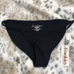 Frankie’s Bikinis Ashley Bottom Black Medium